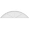 Ekena Millwork Segment Arch 3 Spoke Architectural Grade PVC Pediment, 74"W x 19-1/2"H x 2"P PEDPS074X195SEG03 - alternate 5